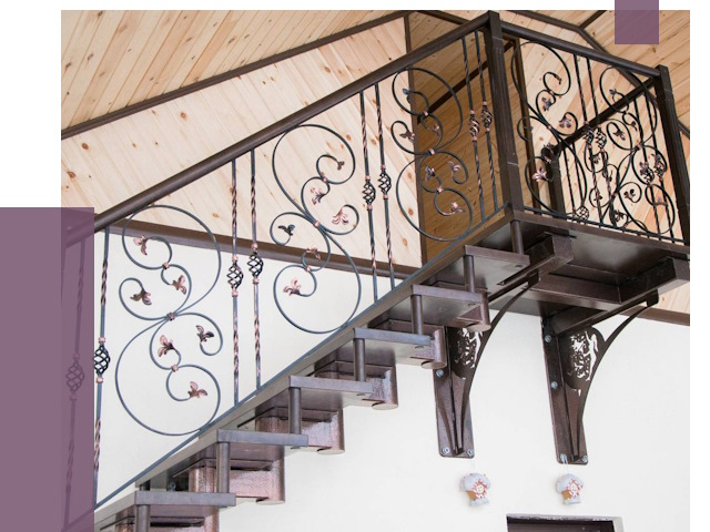 Кованые лестницы в Солнечногорске от 81182 руб. под ключ