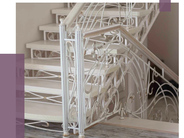 Изготовление кованых лестниц на заказ в Солнечногорске от 88468 руб. | ПРОЛЁТ-Слн