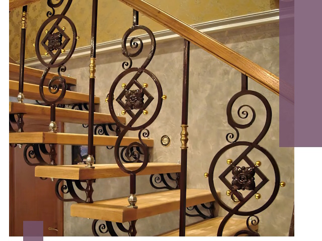 Изготовление кованых лестниц под ключ в Солнечногорске