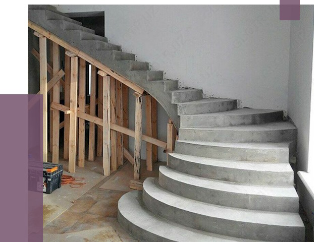Изготовление бетонных лестниц под ключ в Солнечногорске от 20296 руб. | ПРОЛЁТ-Слн