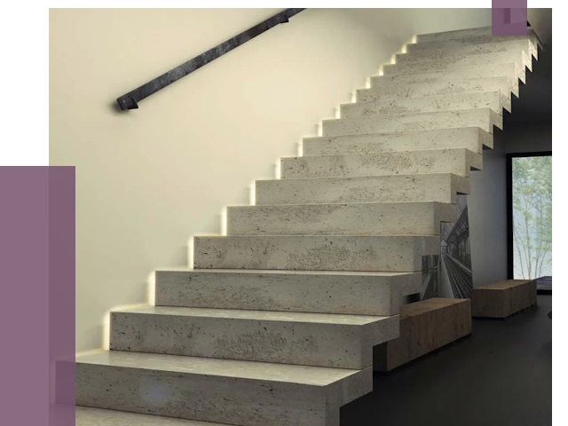 Облицовка бетонных лестниц в Солнечногорске от 4684 руб/м2 