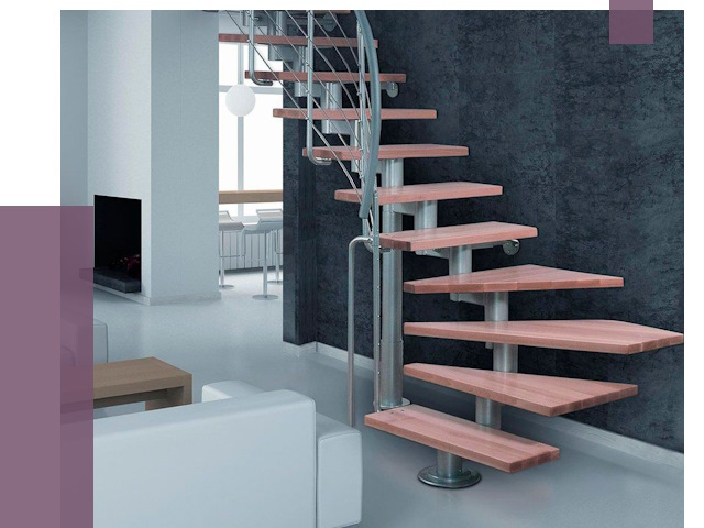 Модульные лестницы в Солнечногорске от 17173 руб. — купить в ПРОЛЁТ-Слн