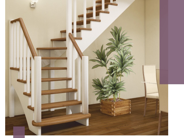 Г-образные лестницы под ключ в Солнечногорске — изготовление и монтаж