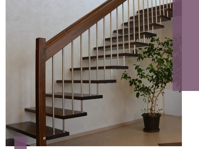 Лестницы на больцах под ключ в Солнечногорске – изготовление и монтаж