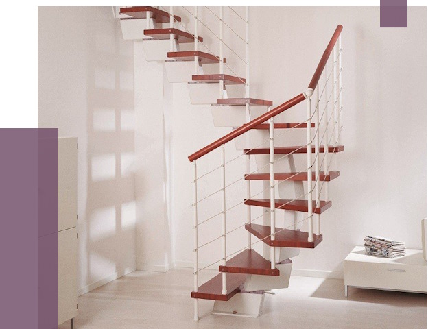 Изготовление лестниц на больцах в Солнечногорске от 9888 руб. | ПРОЛЁТ-Слн