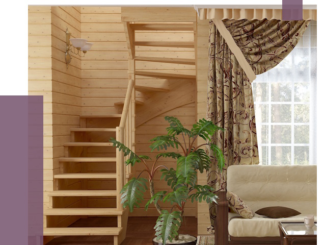 Лестницы для дачи в Солнечногорске от 77279 руб.  | ПРОЛЁТ-Слн