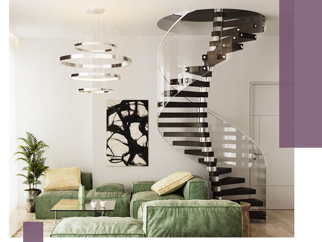 Лестницы для двухуровневой квартиры в Солнечногорске — изготовление и монтаж