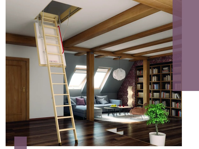 Чердачные лестницы под ключ в Солнечногорске: изготовление и монтаж