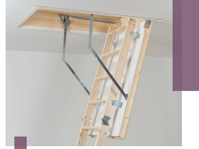 Установка чердачной лестницы под ключ в Солнечногорске