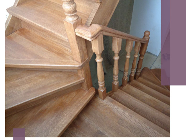 Дубовые лестницы под ключ в Солнечногорске: изготовление и монтаж