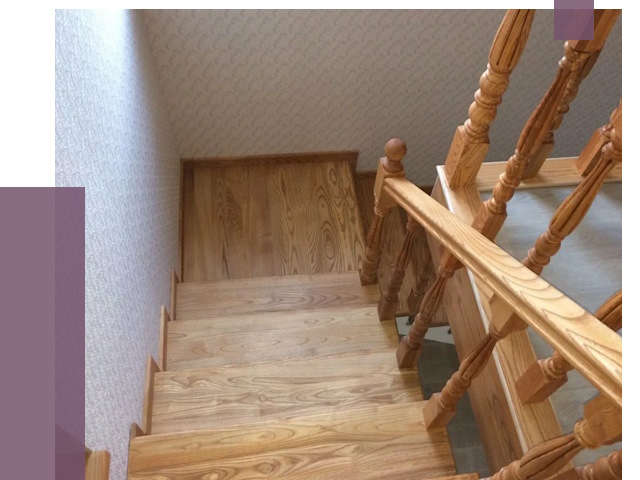 Сосновые лестницы в Солнечногорске под ключ от 8222 руб.  | ПРОЛЁТ-Слн