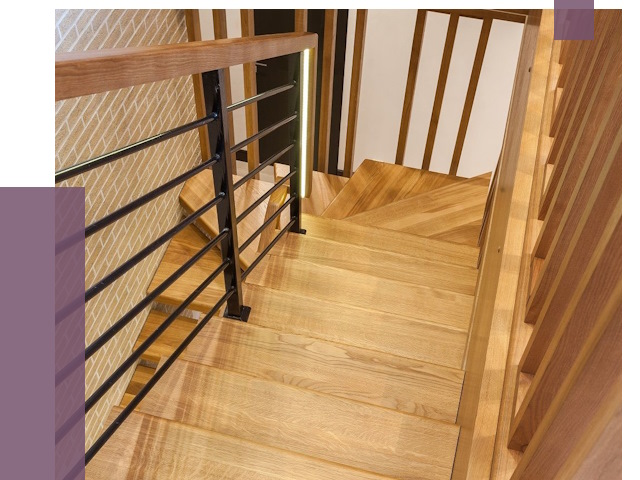 Лестницы из ясеня в Солнечногорске под ключ от 10200 руб. 