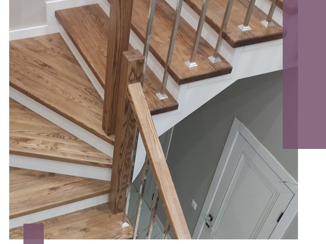 Обшивка металлических лестниц под ключ в Солнечногорске