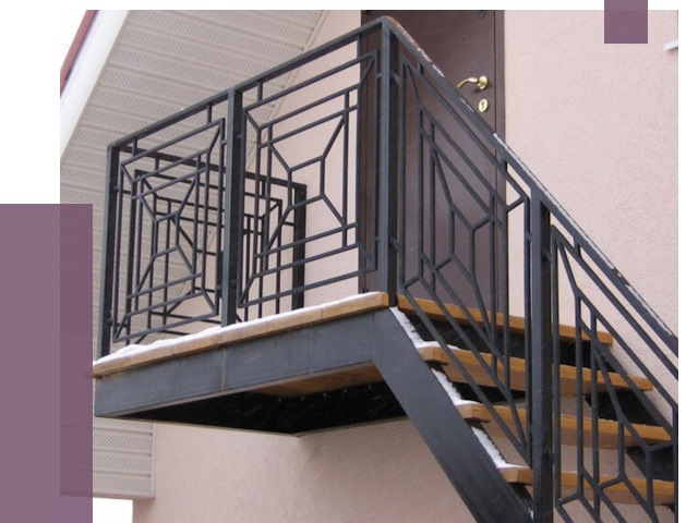 Металлические перила в Солнечногорске от 4371 руб.  | ПРОЛЁТ-Слн