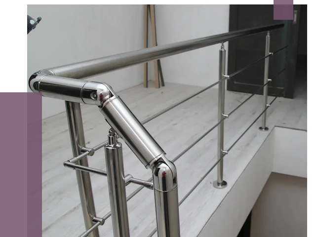 Перила из нержавеющей стали в Солнечногорске от 9159 руб. под ключ | ПРОЛЁТ-Слн