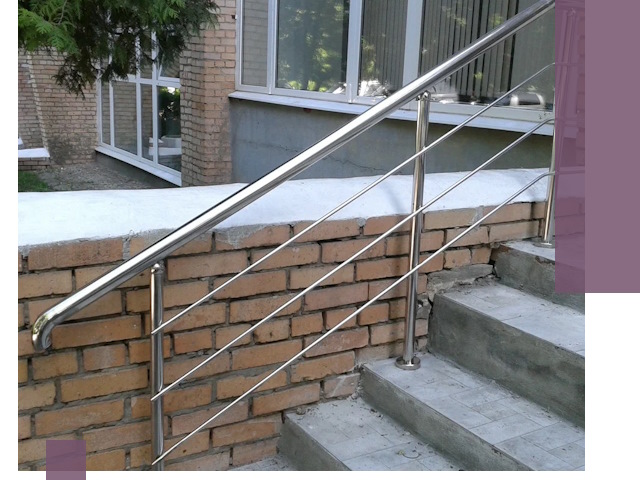 Перила из нержавеющей стали высокого качества в Солнечногорске