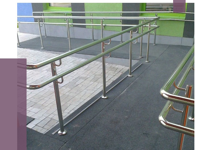 Ограждения пандусов в Солнечногорске от 4423 руб. монтаж | ПРОЛЁТ-Слн