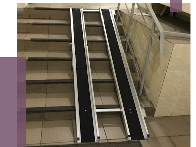 Установка пандуса в подъезд в Солнечногорске от 8118 руб. под ключ | ПРОЛЁТ-Слн