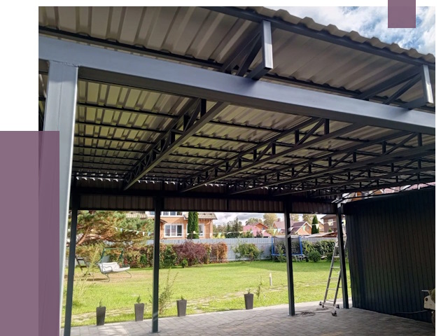 Монтаж навесов в Солнечногорске от 7494 руб. — установка навеса | ПРОЛЁТ-Слн