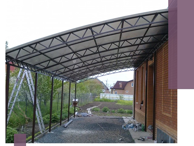 Профессиональный монтаж навесов под ключ в Солнечногорске