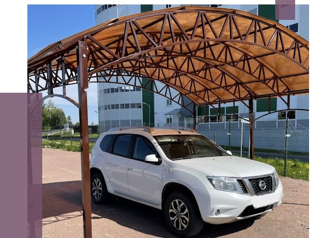 Недорогие навесы в Солнечногорске от 43714 руб.  | ПРОЛЁТ-Слн