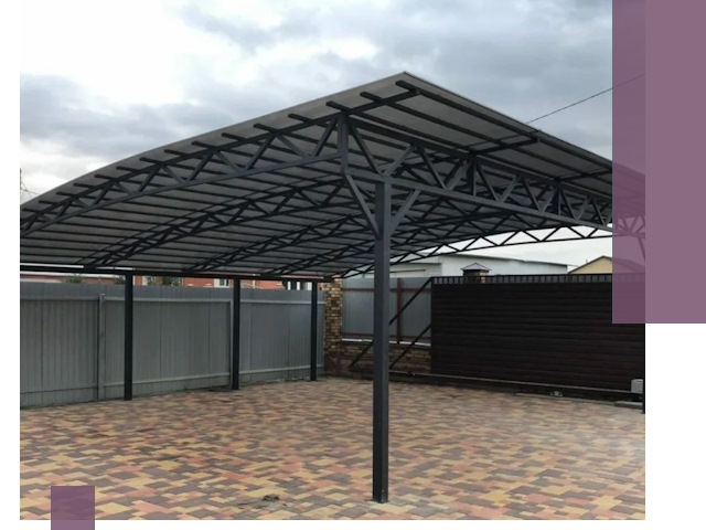 Недорогие навесы под ключ в Солнечногорске — изготовление и монтаж