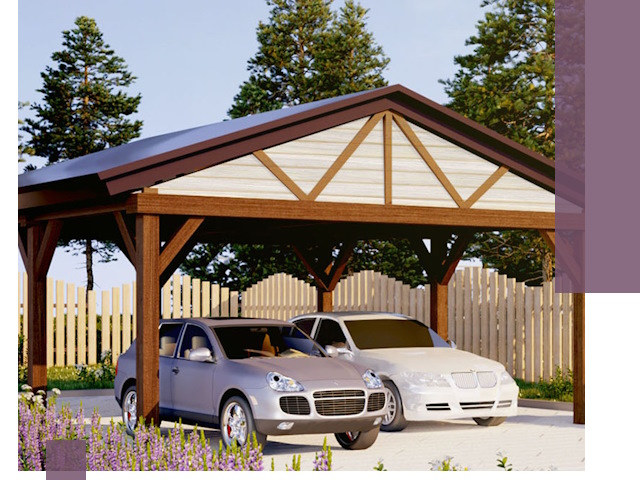 Навесы для автомобиля в Солнечногорске — изготовление и монтаж