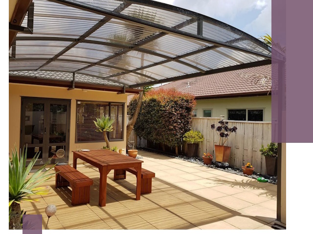 Навесы во двор под ключ в Солнечногорске — изготовление и монтаж