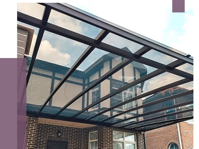 Навесы из поликарбоната в Солнечногорске от 8764 руб. под ключ — ПРОЛЁТ-Слн