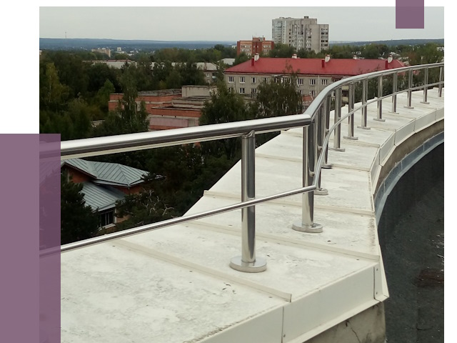 Парапеты и ограждения кровли в Солнечногорске от 5048 руб.