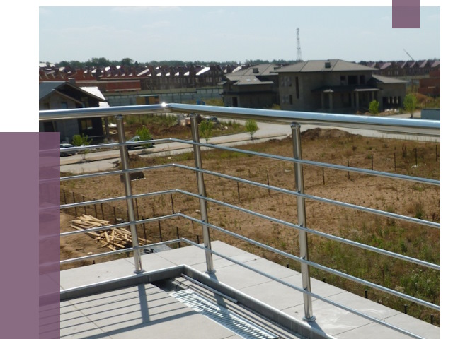 Парапеты из нержавеющей стали в Солнечногорске от 8118 руб. за м² | ПРОЛЁТ-Слн