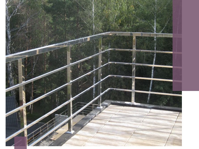 Парапеты из нержавеющей стали в Солнечногорске — изготовление и монтаж