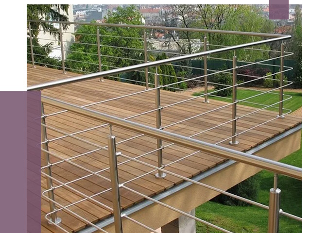 Алюминиевые парапеты в Солнечногорске под ключ от 7910 руб. 