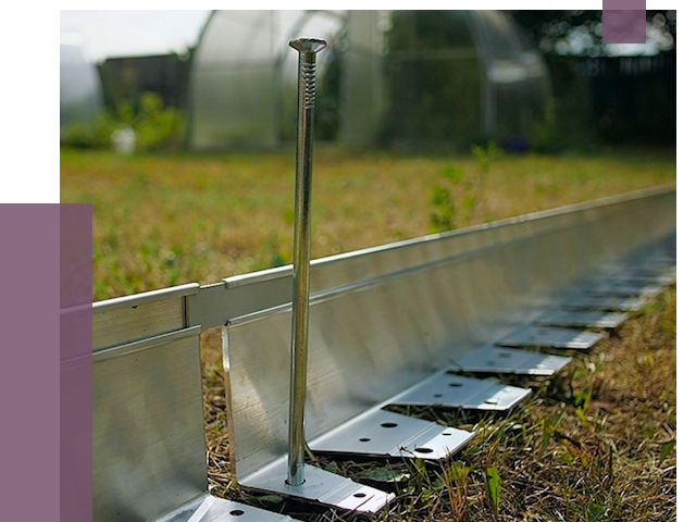 Металлические бордюры для газона в Солнечногорске от 4371 руб. | ПРОЛЁТ-Слн