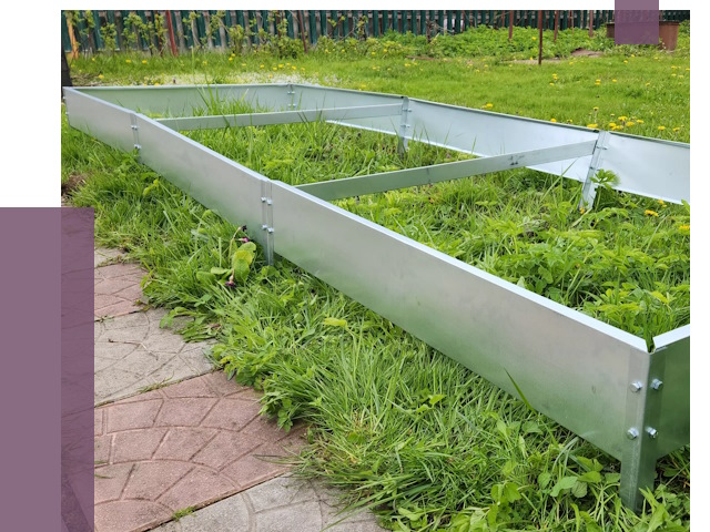 Металлические бордюры для грядок в Солнечногорске от 1821 руб. 
