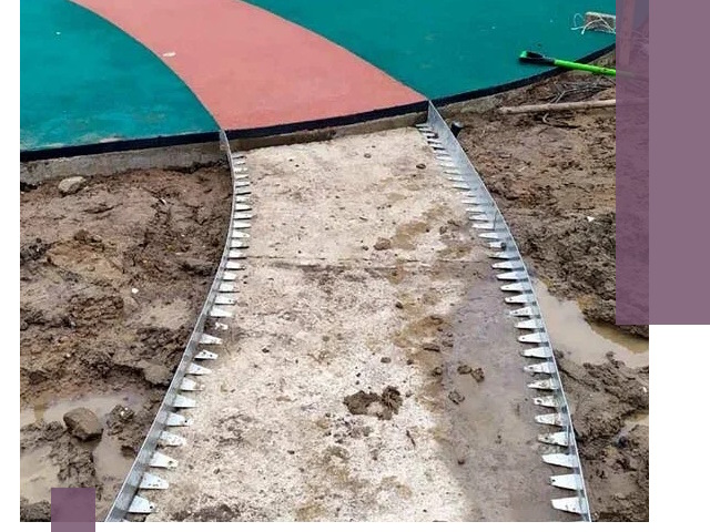 Металлические бордюры для дорожек в Солнечногорске — монтаж и изготовление