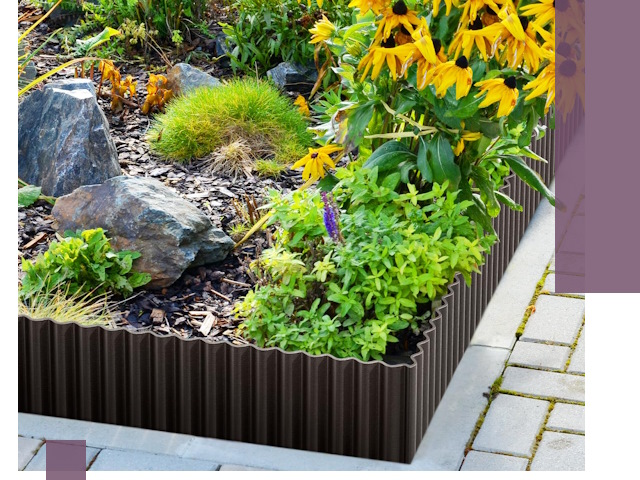 Металлические бордюры для клумб в Солнечногорске — производство и монтаж