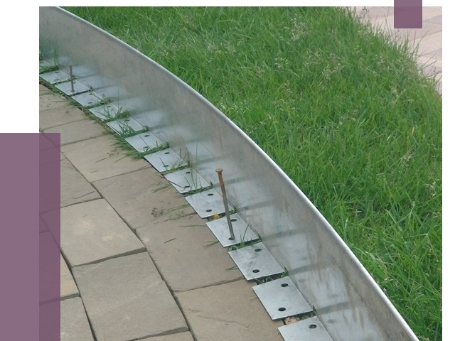 Металлические бордюры для тротуаров в Солнечногорске от 8847 руб.