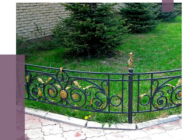 Кованые газонные ограждения в Солнечногорске от 7754 руб. — ПРОЛЁТ-Слн