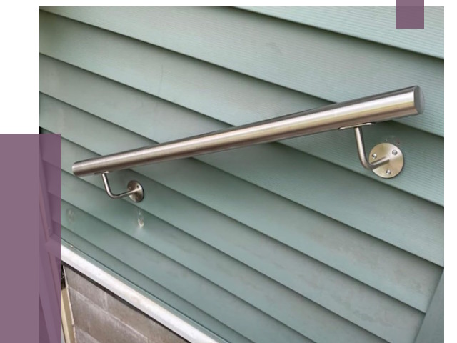 Поручни из нержавеющей стали в Солнечногорске от 7806 руб.  | ПРОЛЁТ-Слн